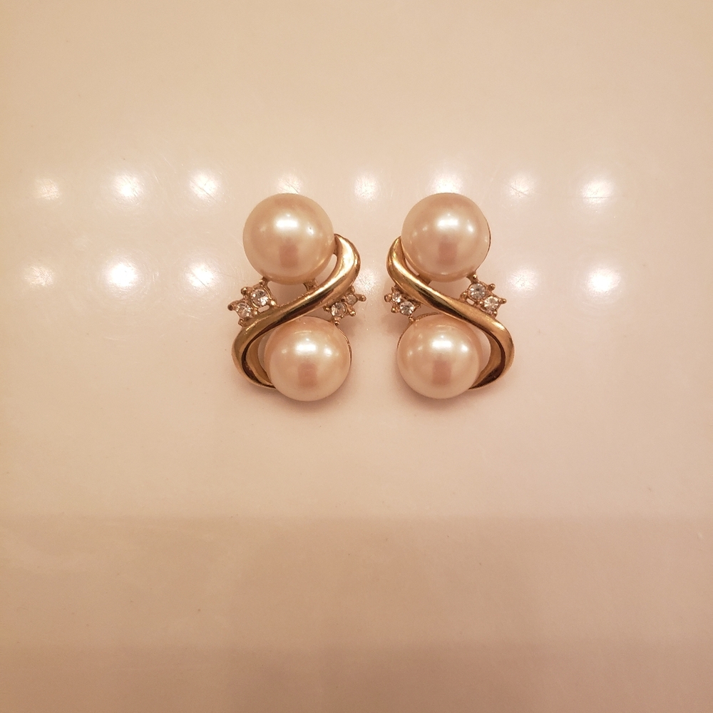 Vintage costume earrings